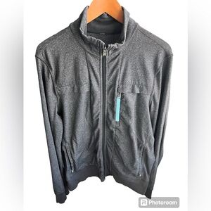 Lululemon post Gravity Athletic Full Zip Jacket Grey Size Large